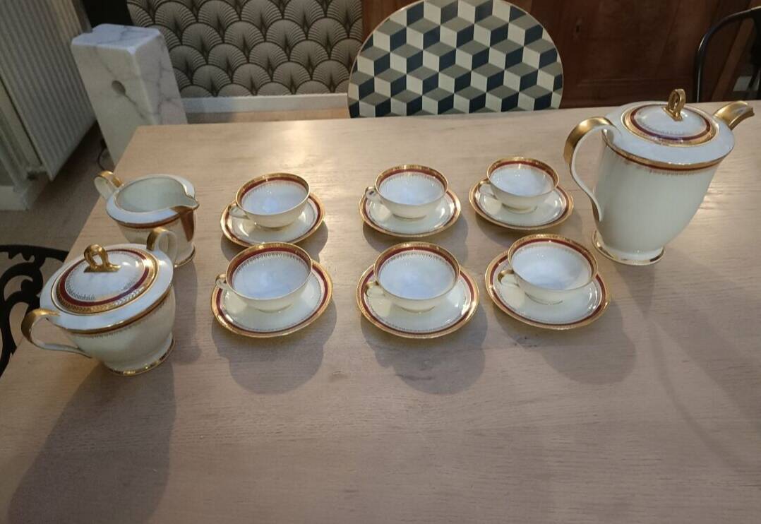 Tea or coffee service, Limoges, Chastagner