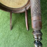 Napoleon III office chair in solid wood