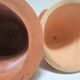 Four bells for seedlings in vintage terracotta