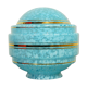 Blue Clichy glass lampshade - gold