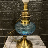 Electrified kerosene lamp