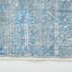 7x11 Turkish Light Blue Camouflage Pattern Vintage Rug, 223x329Cm