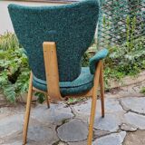 Set of 4 Roger Landault armchairs