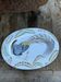 Hand painted earthenware dish
