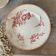 Round plate made of ironstone Sarreguemines Digoin model Favourite