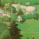 Affiche Vittel équitation golf 1989