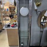 70's chrome design floor lamp shelf