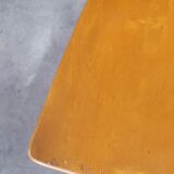 Series of 4 bistro chairs signed Baumann 1950 vintage