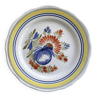 Quimper Henriot hand painted plate.