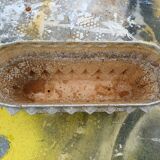 Pair of enamelled cast iron planters from 1900 from Charleville-Mézières