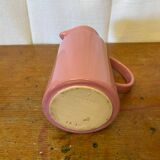 Antique emile henry pitcher vintage pink ceramik