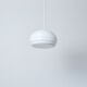 Verner Panton Opal Glass "New Wave" Pendant for Holmegaard, 1984
