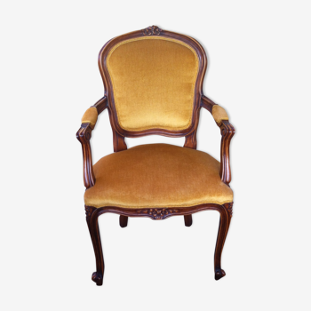 Fauteuil cabriolet style Louis XV