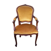 Fauteuil cabriolet style Louis XV