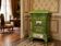 Cast iron stove and enamelled earthenware, Art Nouveau