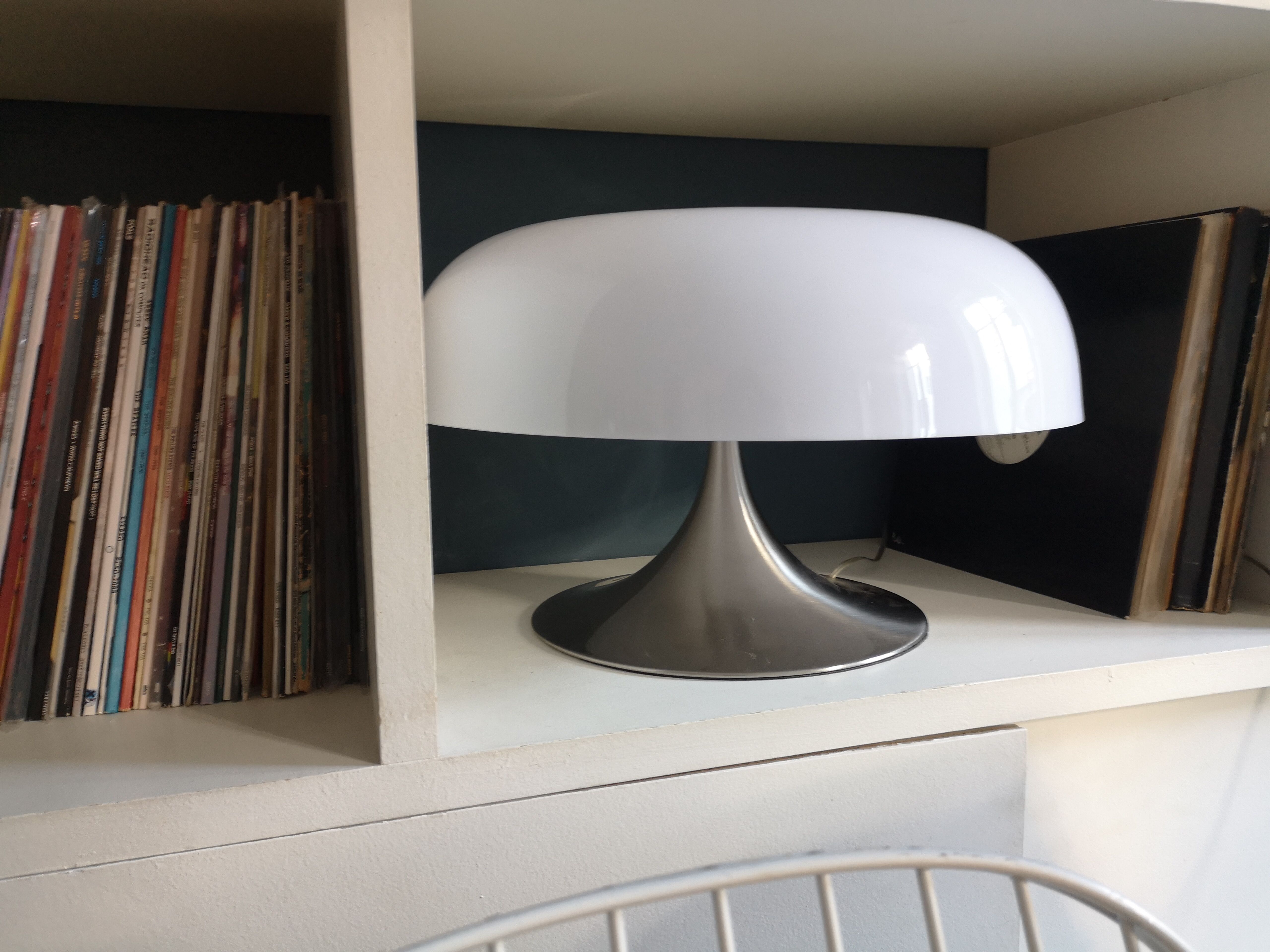 Tulip lamp mushroom chrome, 1960