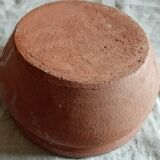 Round terracotta dish