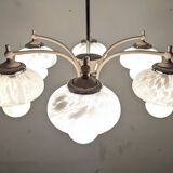 Space age Sputnik chandelier with 6 lights, 50s-60s