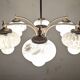 Space age Sputnik chandelier with 6 lights, 50s-60s