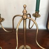 Scandinavian brass chandelier
