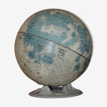 Globe lunaire vintage 1966