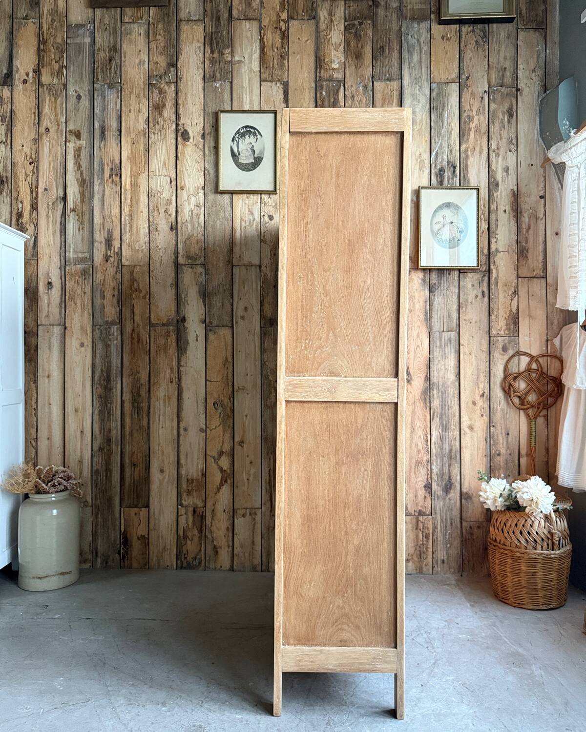 Vitrine art déco en chêne (rénovée)