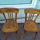 Ensemble de 4 chaises de bistrot - vintage - bar