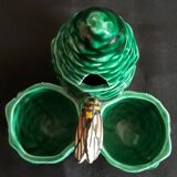 Mustard, salt and pepper shaker - 70s - Cicada ceramics