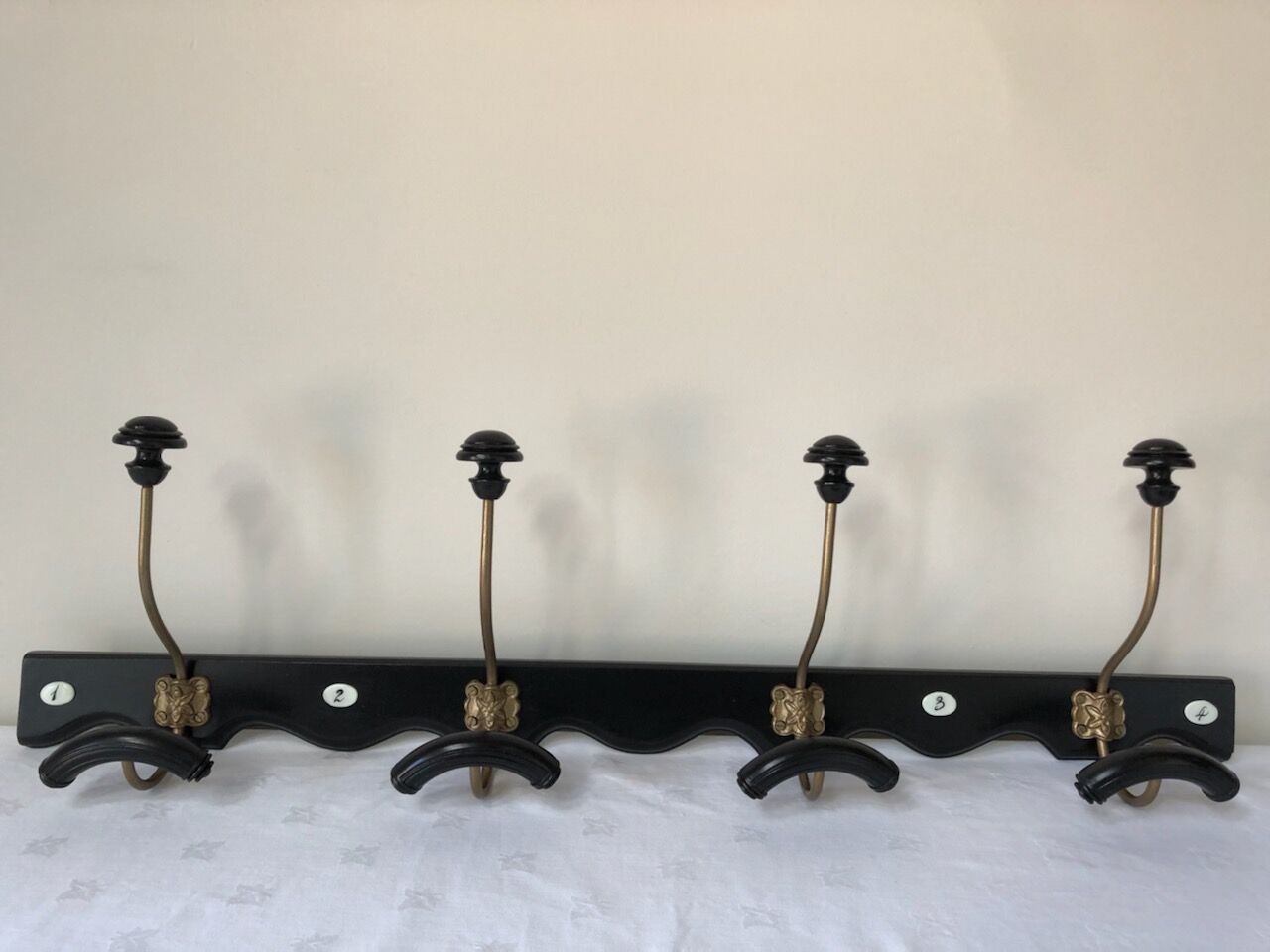 Old wall coat rack