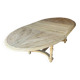 Table de ferme en chêne massif avec rallonges 