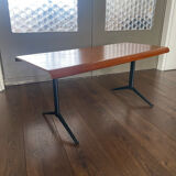 Teak and metal coffee table by Friso Kramer for Auping 1960s