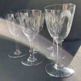 6 Baccarat wine glasses Molière service