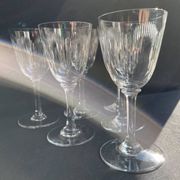 6 verres à vin Baccarat service Molière