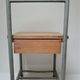 Bedside of boarding school wood vintage metal 50 s