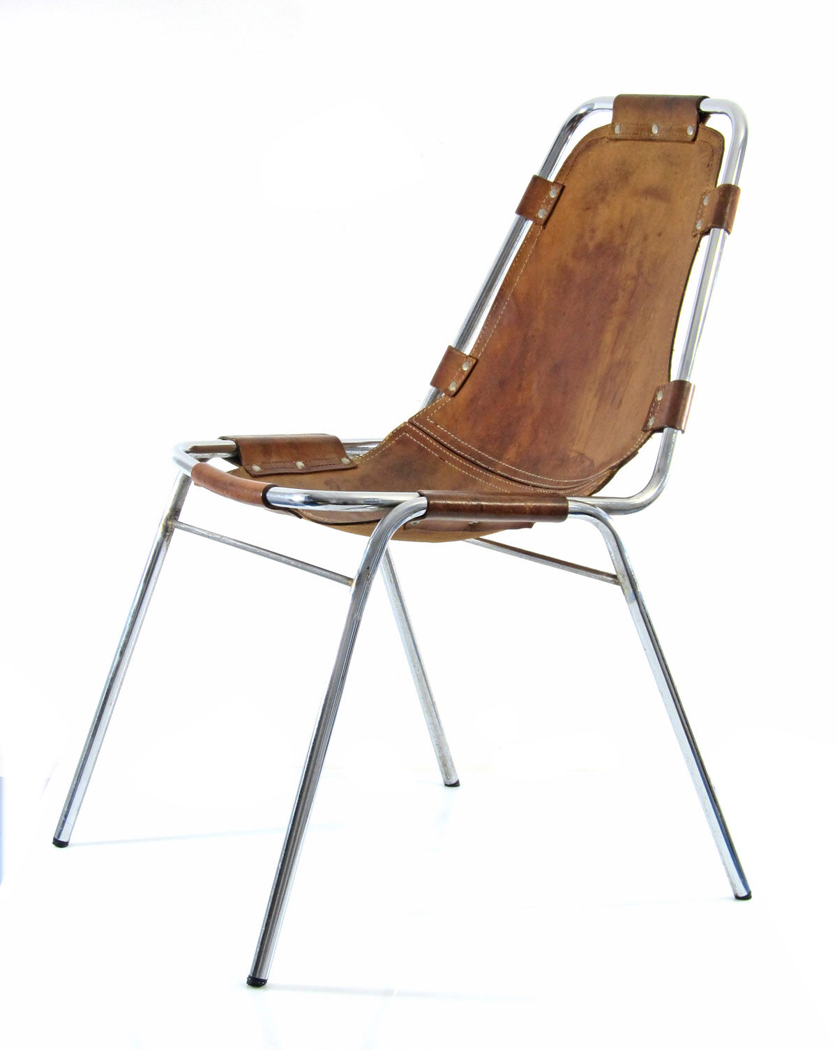 Chaise en cuir Les Arcs de Charlotte Perriand