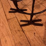 Brutalist pair of candlesticks