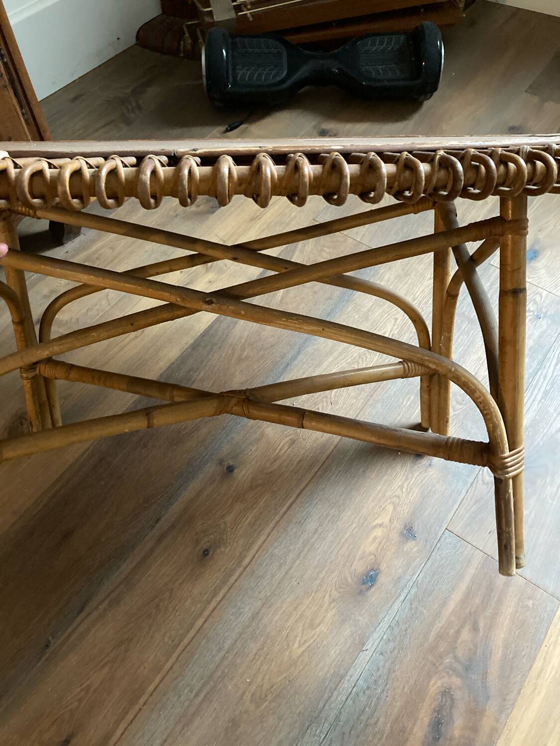 Rattan coffee table