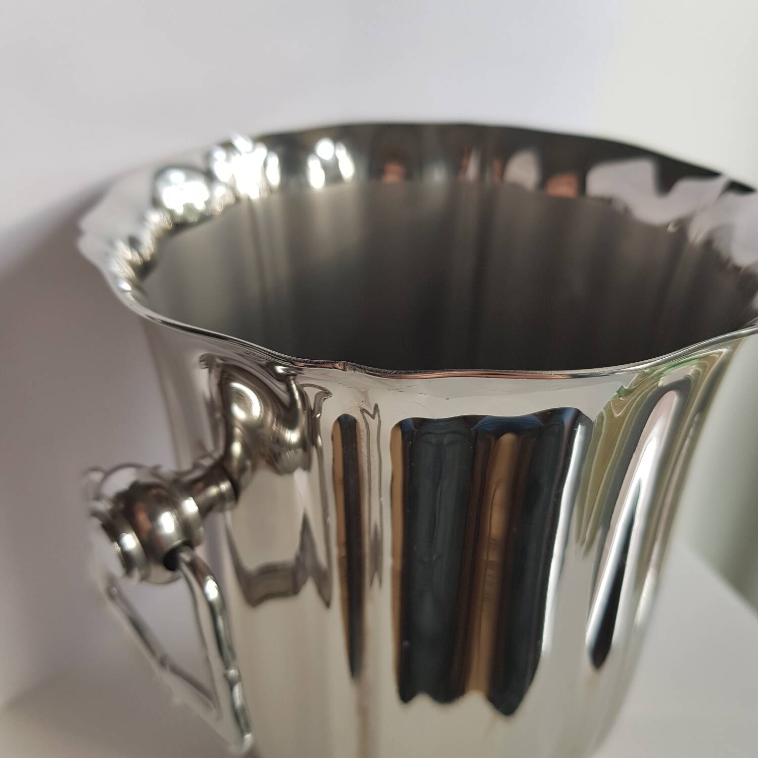 Seau à glace Jean Couzon en inox 18/10 fabriqué en France