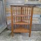 Meuble étagère d angle ancien bois