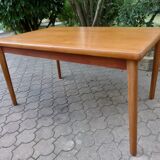 Teak extension table by Henning Kjaernulf, Denmark 1960