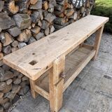 Renovated carpenter's workbench