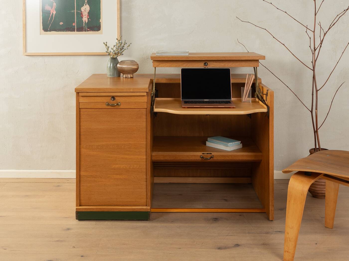 Rare freestanding desk from the 1950s