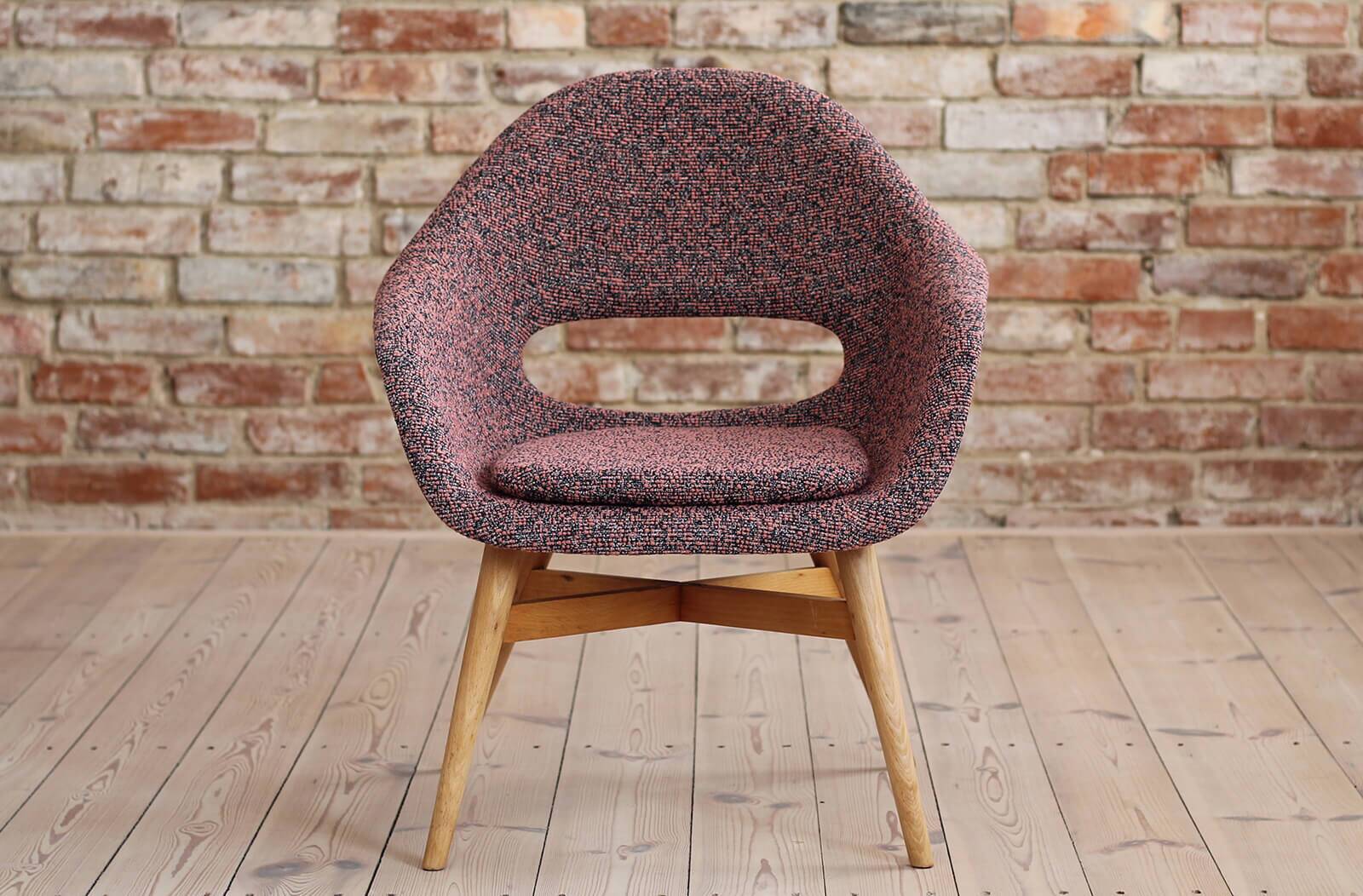 Set of 2 Lounge Chairs designed by Miroslav Navrátil, 1950s, Czech Republic