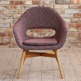 Ensemble de deux fauteuils lounge conçus par Miroslav Navrátil, années 1950, République tchèque