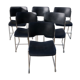 Un lot de 6 chaises de David Rowland