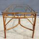 Table en rotin vintage
