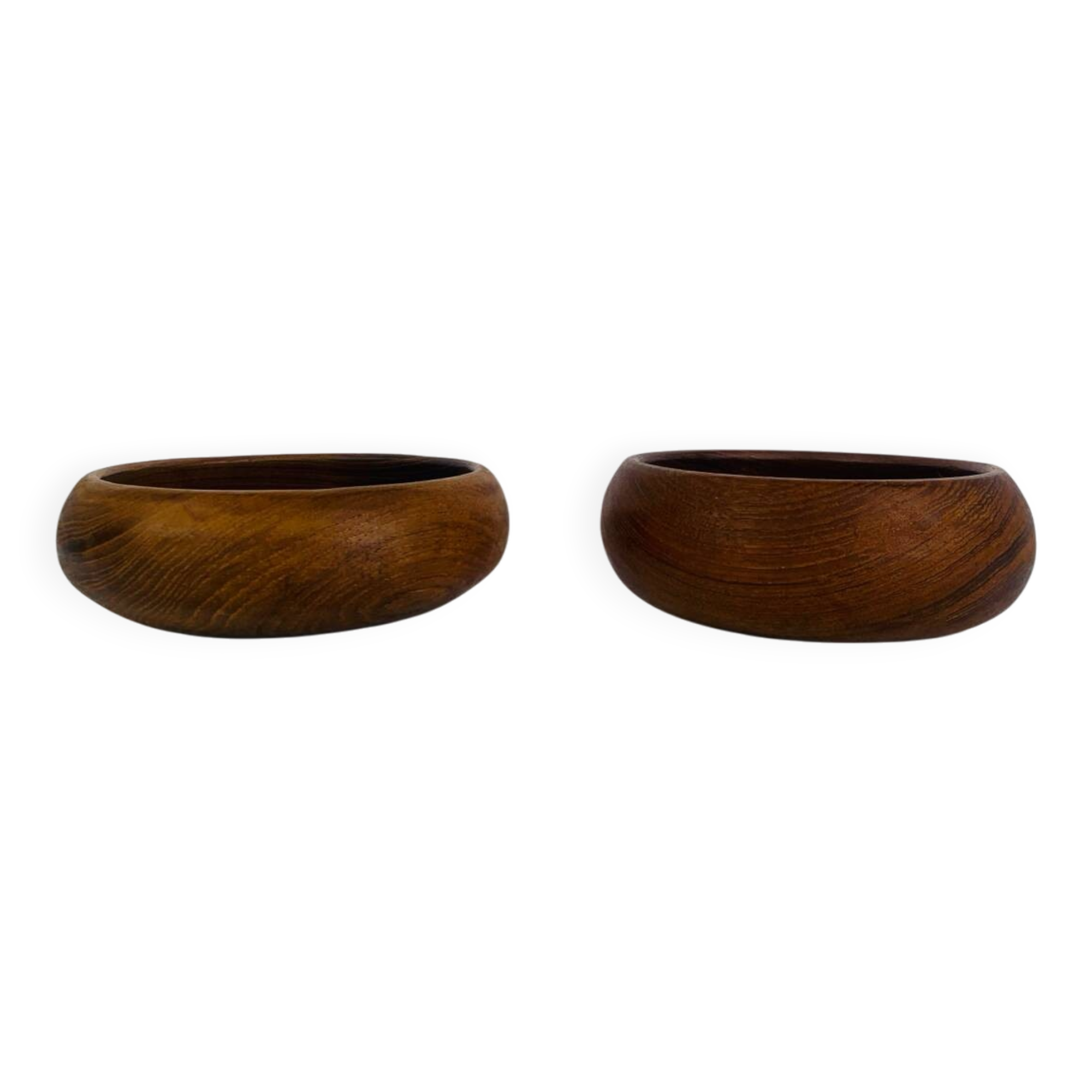 Pair of Scandinavian teak pocket trays, 1960s