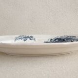 Oval iron earth dish