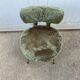 Vintage green shaggy chair from the 1960s.