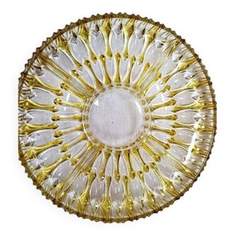 Vintage crystal dish Walther Kristallglas